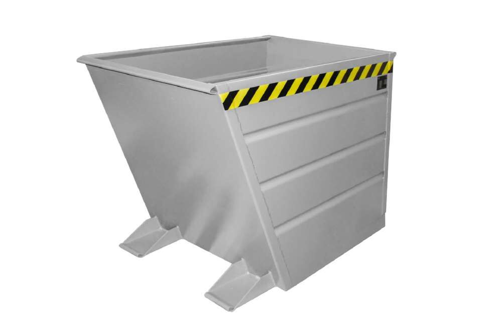 Bauer Kippbehälter VG 700 lackiert in der Farbe Mausgrau Produktbild Bauer Kippbehälter VG 700 lackiert in der Farbe Mausgrau bild 2