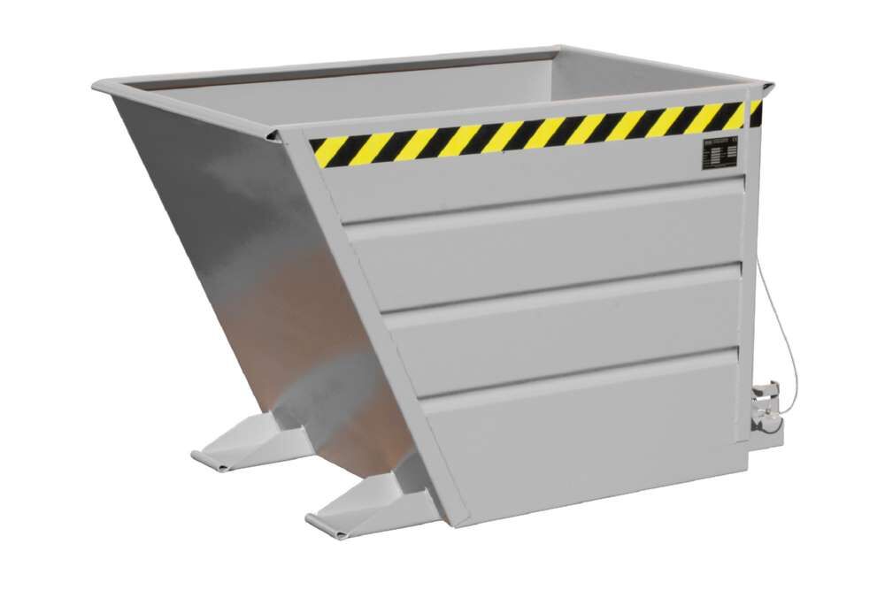Bauer Kippbehälter VG 700 lackiert in der Farbe Mausgrau Produktbild Bauer Kippbehälter VG 700 lackiert in der Farbe Mausgrau bild 3