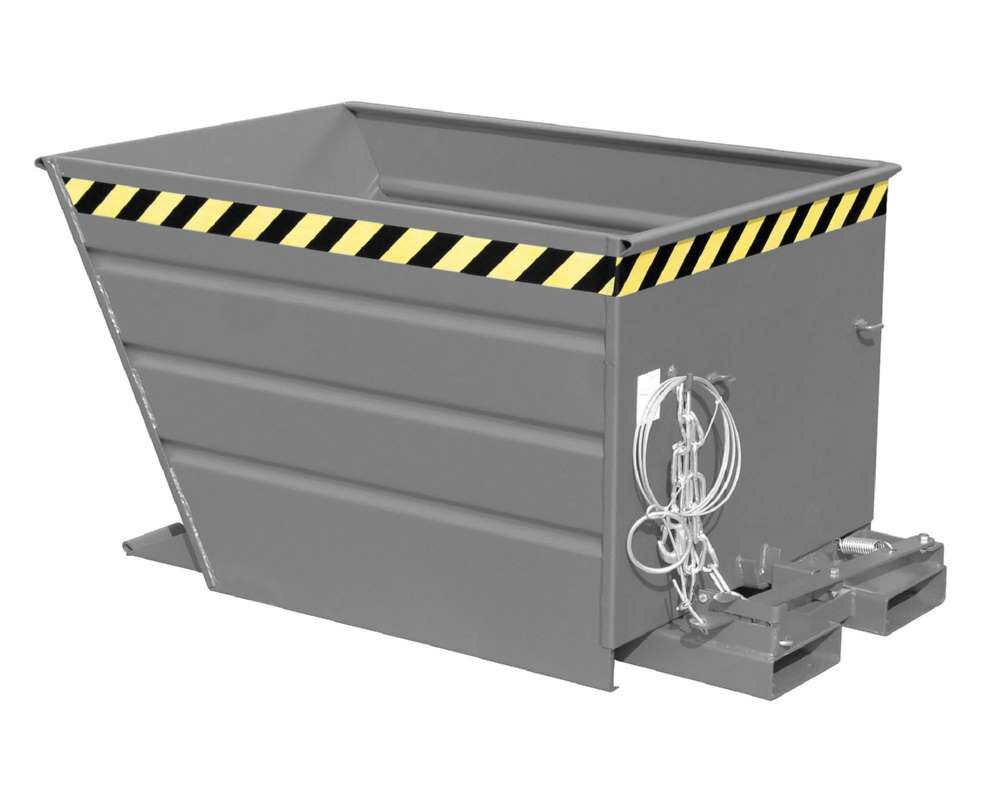 Bauer Kippbehälter VG 900 lackiert in der Farbe Mausgrau Produktbild Bauer Kippbehälter VG 900 lackiert in der Farbe Mausgrau