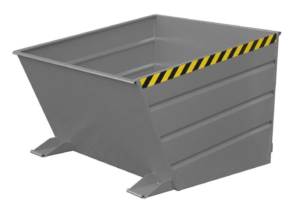 Bauer Kippbehälter VD 1000 lackiert in der Farbe Mausgrau Produktbild Bauer Kippbehälter VD 1000 lackiert in der Farbe Mausgrau