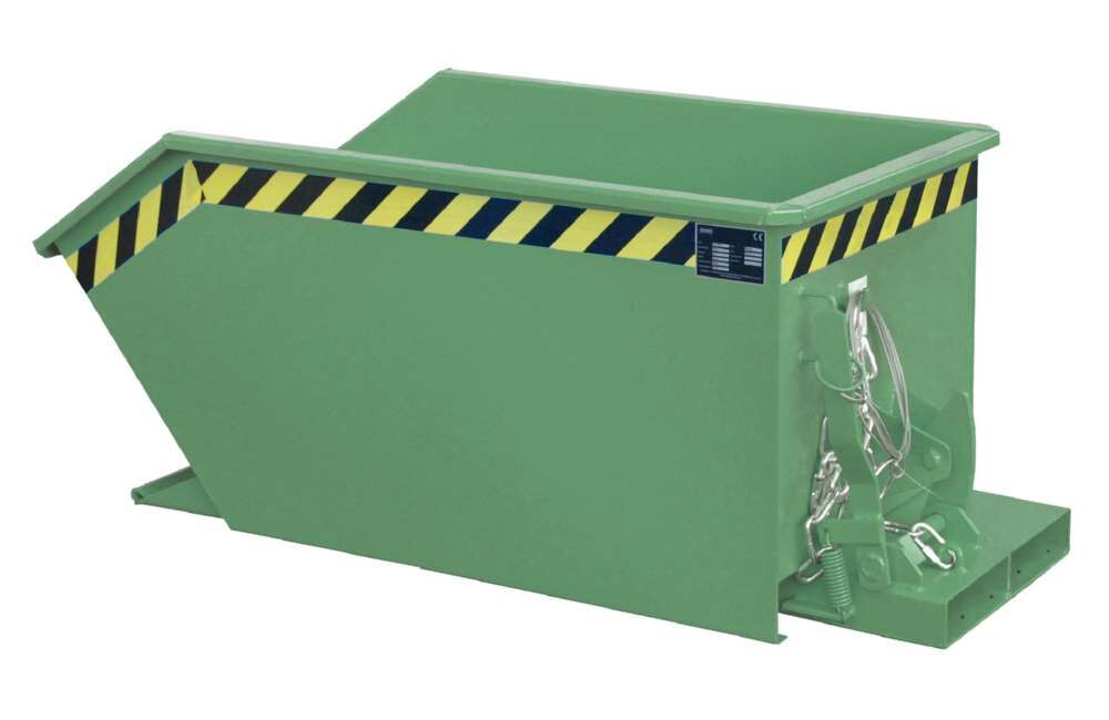 Bauer Kippbehälter GU 300 lackiert in der Farbe Resedagrün Produktbild Bauer Kippbehälter GU 300 lackiert in der Farbe Resedagrün