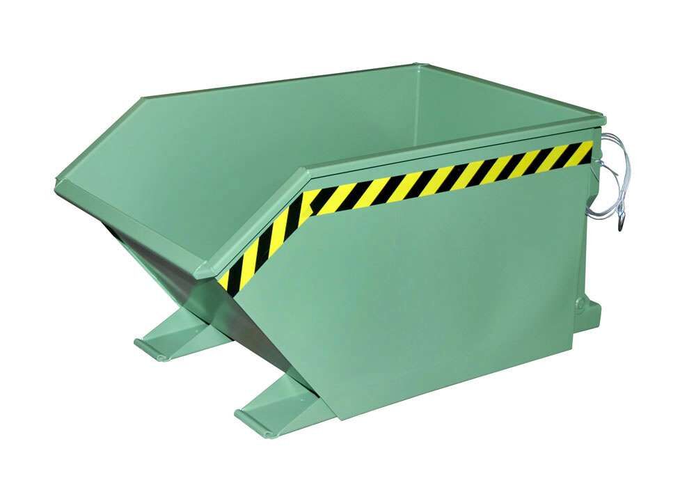 Bauer Kippbehälter GU 500 lackiert in der Farbe Resedagrün Produktbild Bauer Kippbehälter GU 500 lackiert in der Farbe Resedagrün