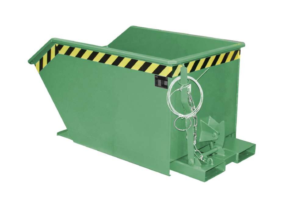 Bauer Kippbehälter GU 500 lackiert in der Farbe Resedagrün Produktbild Bauer Kippbehälter GU 500 lackiert in der Farbe Resedagrün bild 2