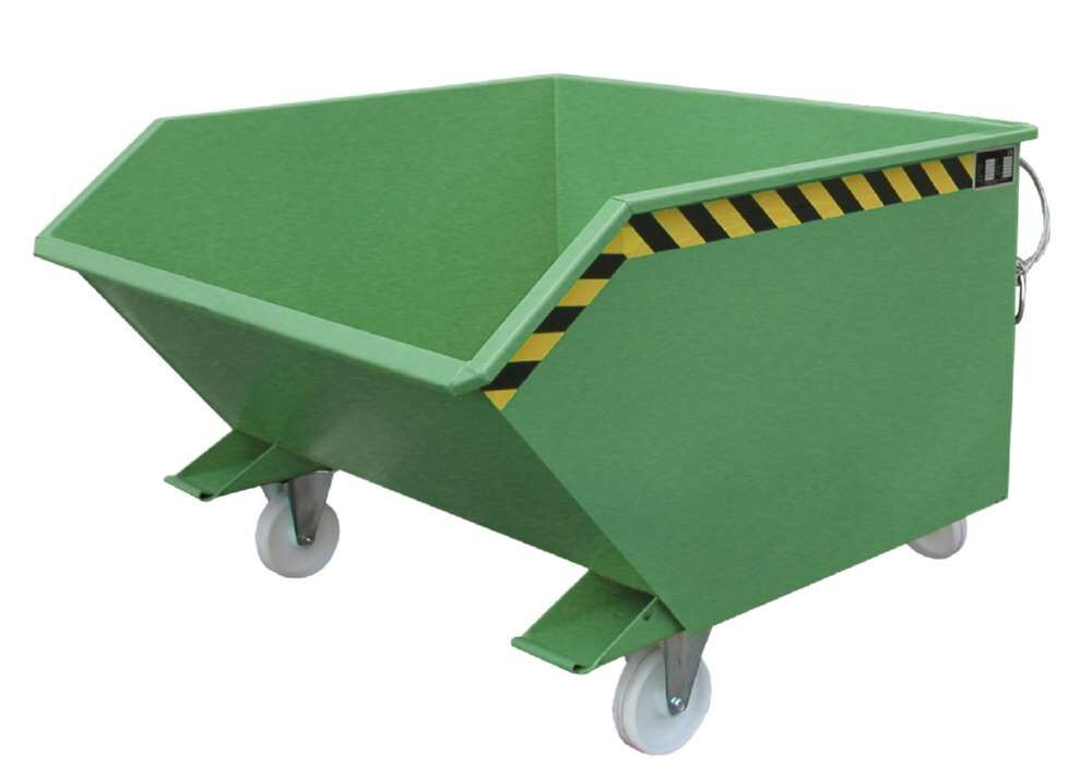 Bauer Kippbehälter GU 750 lackiert in der Farbe Resedagrün Produktbild Bauer Kippbehälter GU 750 lackiert in der Farbe Resedagrün bild 3