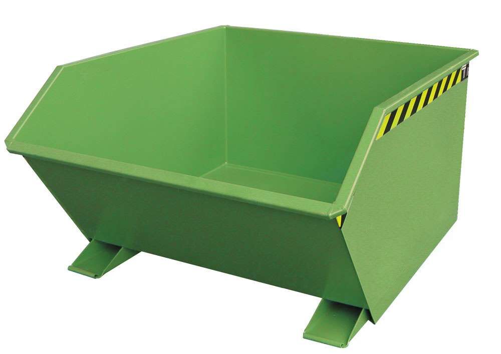 Bauer Kippbehälter GU 1000 lackiert in der Farbe Resedagrün Produktbild Bauer Kippbehälter GU 1000 lackiert in der Farbe Resedagrün