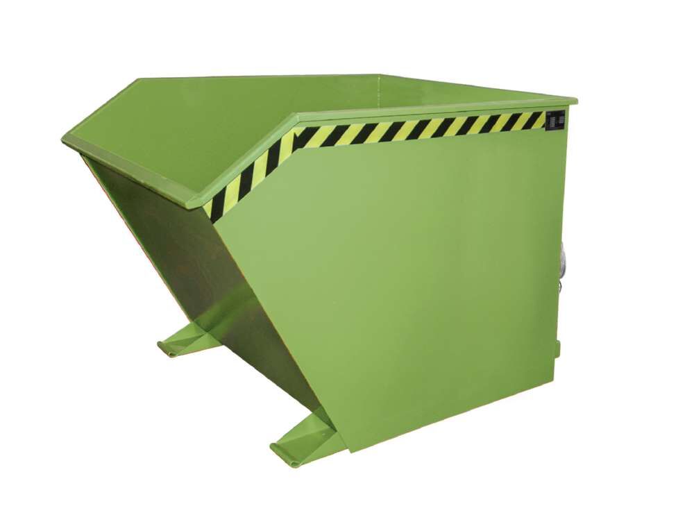 Bauer Kippbehälter GU 1500 lackiert in der Farbe Resedagrün Produktbild Bauer Kippbehälter GU 1500 lackiert in der Farbe Resedagrün