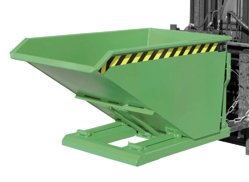 Bauer Kippbehälter NK 50 lackiert in der Farbe Resedagrün Produktbild Bauer Kippbehälter NK 50 lackiert in der Farbe Resedagrün