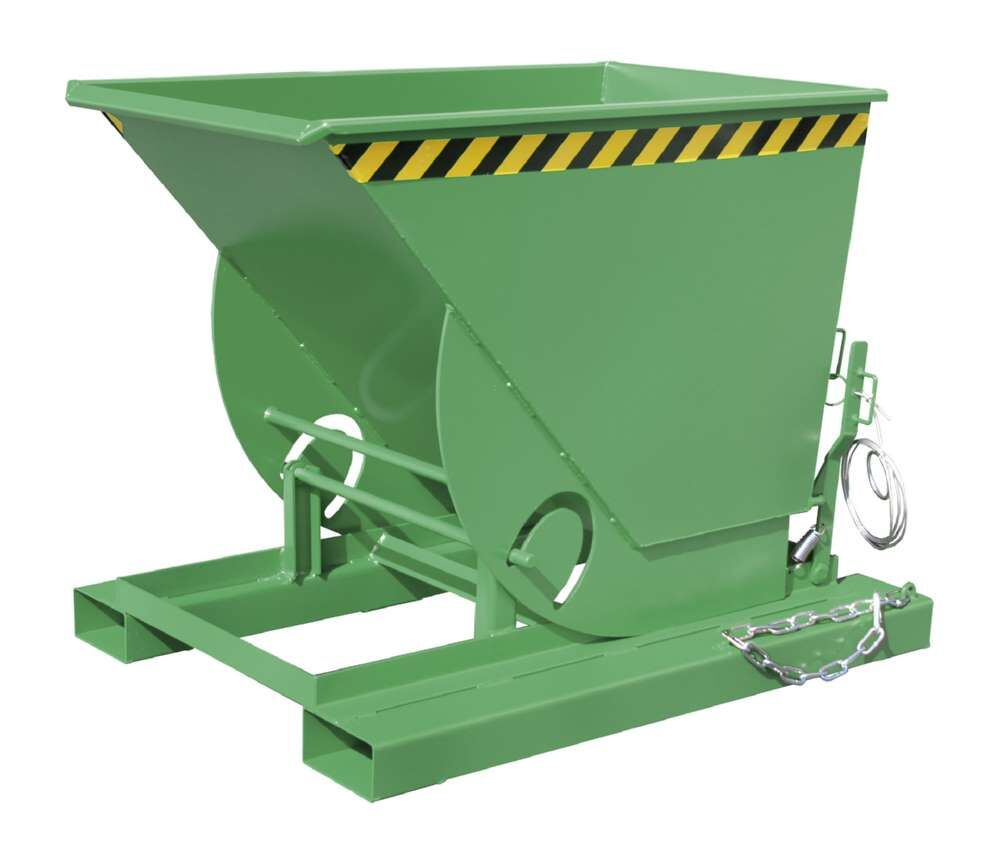 Bauer Kippbehälter mit Abrollmechanismus AK 50 lackiert in der Farbe Resedagrün Produktbild Bauer Kippbehälter mit Abrollmechanismus AK 50 lackiert in der Farbe Resedagrün