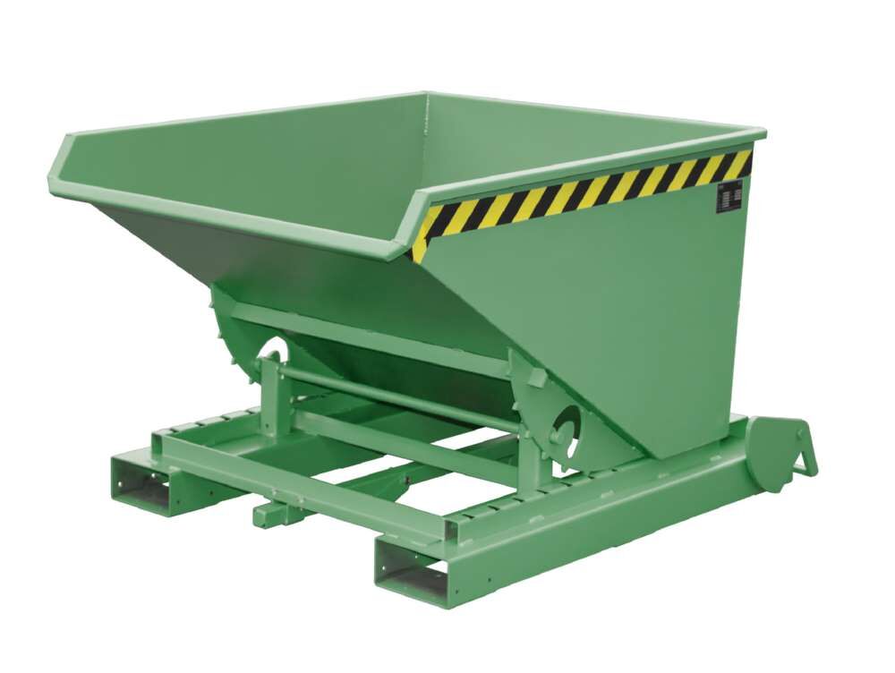 Bauer Kippbehälter 4A 600 lackiert in der Farbe Resedagrün Produktbild Bauer Kippbehälter 4A 600 lackiert in der Farbe Resedagrün