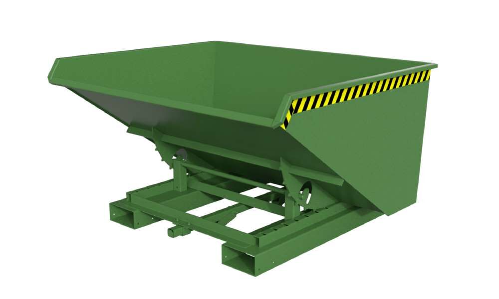 Bauer Kippbehälter 4A 900 lackiert in der Farbe Resedagrün Produktbild Bauer Kippbehälter 4A 900 lackiert in der Farbe Resedagrün