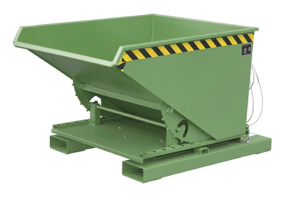 Bauer Kippbehälter 3S 600 lackiert in der Farbe Resedagrün Produktbild Bauer Kippbehälter 3S 600 lackiert in der Farbe Resedagrün