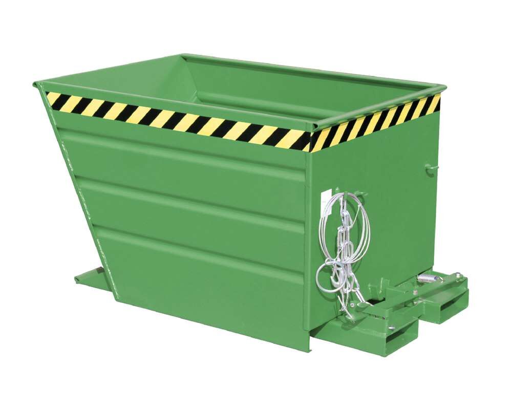 Bauer Kippbehälter VG 550 lackiert in der Farbe Resedagrün Produktbild Bauer Kippbehälter VG 550 lackiert in der Farbe Resedagrün