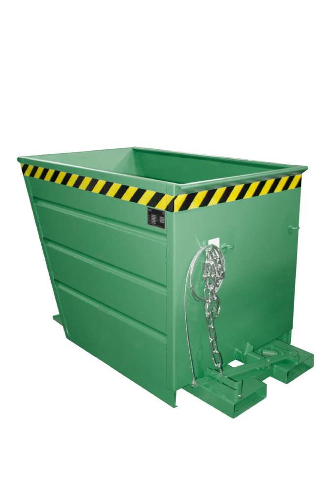 Bauer Kippbehälter VG 700 lackiert in der Farbe Resedagrün Produktbild Bauer Kippbehälter VG 700 lackiert in der Farbe Resedagrün