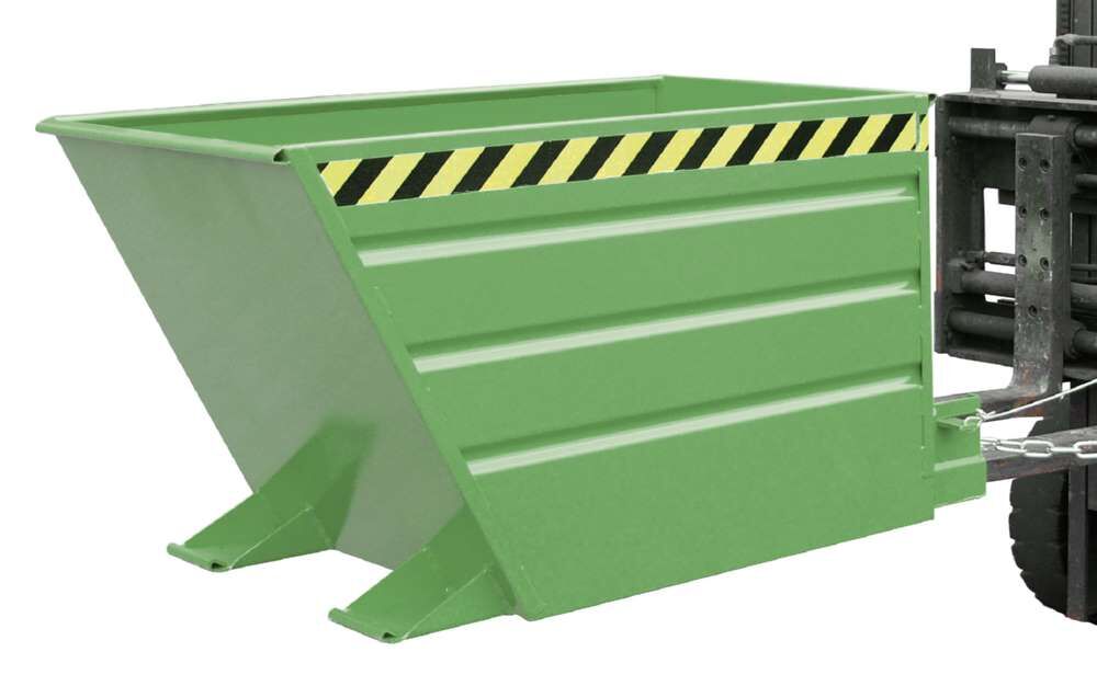 Bauer Kippbehälter VG 900 lackiert in der Farbe Resedagrün Produktbild Bauer Kippbehälter VG 900 lackiert in der Farbe Resedagrün bild 2