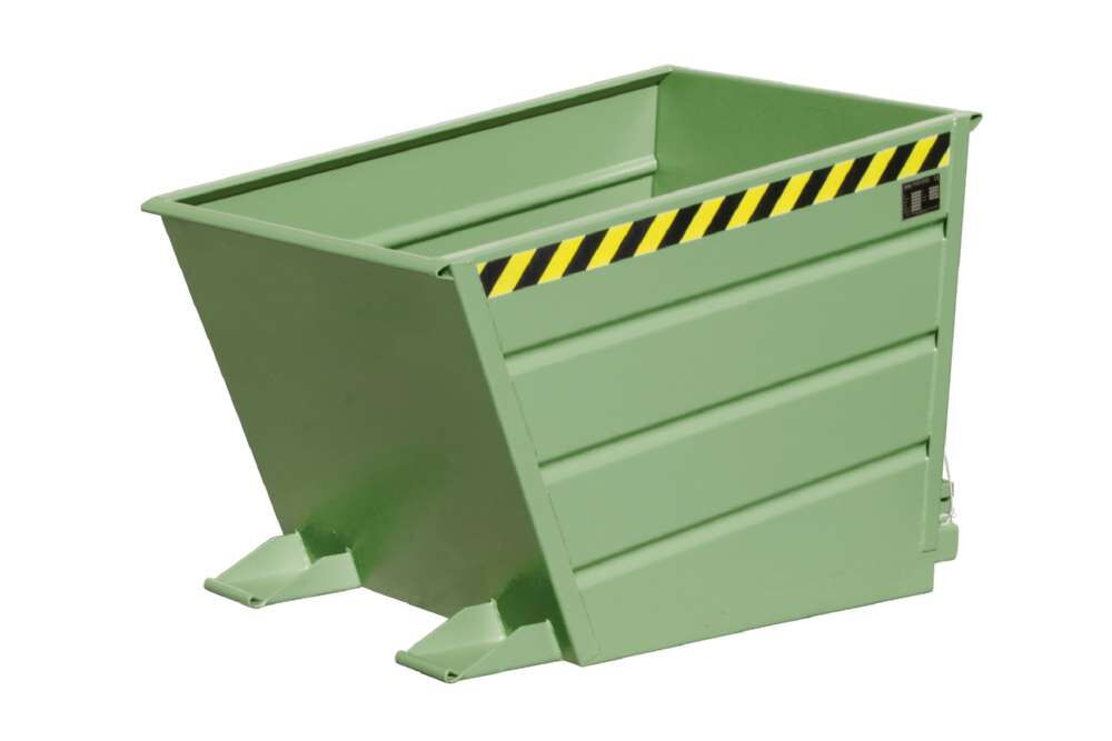 Bauer Kippbehälter VD 650 lackiert in der Farbe Resedagrün Produktbild Bauer Kippbehälter VD 650 lackiert in der Farbe Resedagrün