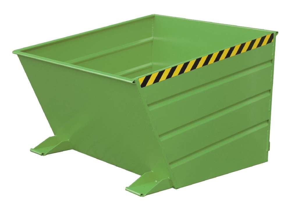 Bauer Kippbehälter VD 1000 lackiert in der Farbe Resedagrün Produktbild Bauer Kippbehälter VD 1000 lackiert in der Farbe Resedagrün