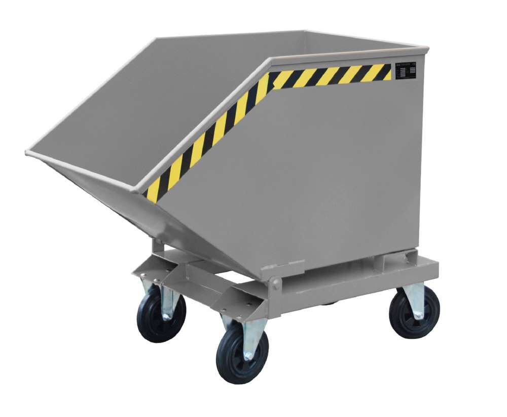 Bauer Kippmulde KK 600 Öl und wasserdicht lackiert mausgrau Produktbild Bauer Kippmulde KK 600 Öl und wasserdicht lackiert mausgrau bild 2