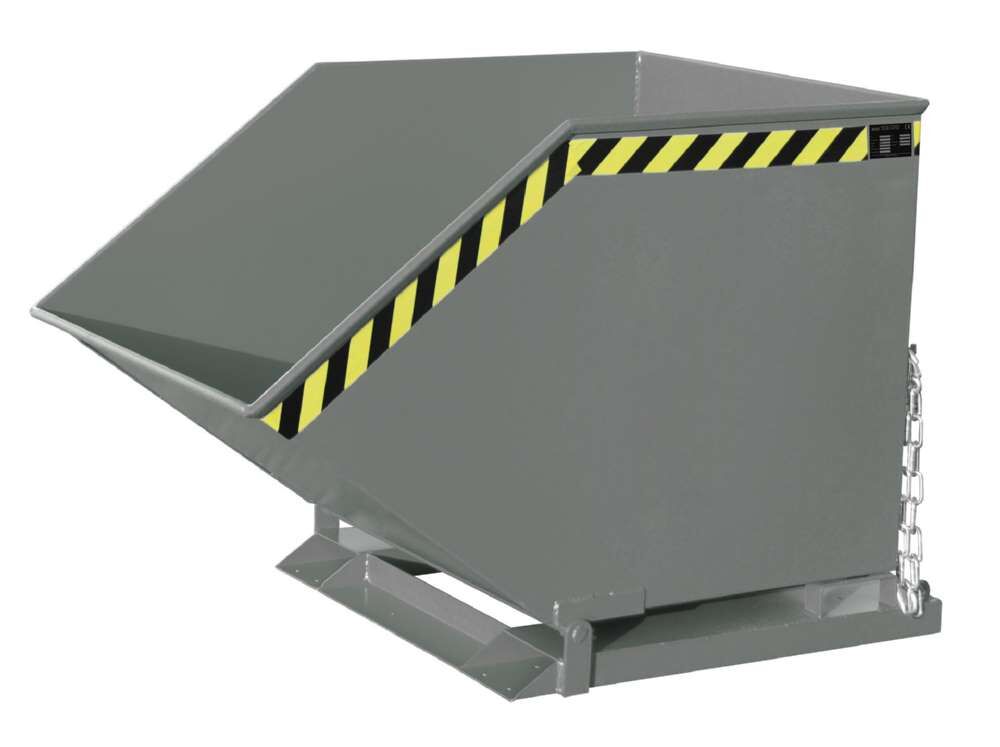 Bauer Kippmulde KK 800 mit niedriger Schüttkante lackiert mausgrau Produktbild Bauer Kippmulde KK 800 mit niedriger Schüttkante lackiert mausgrau
