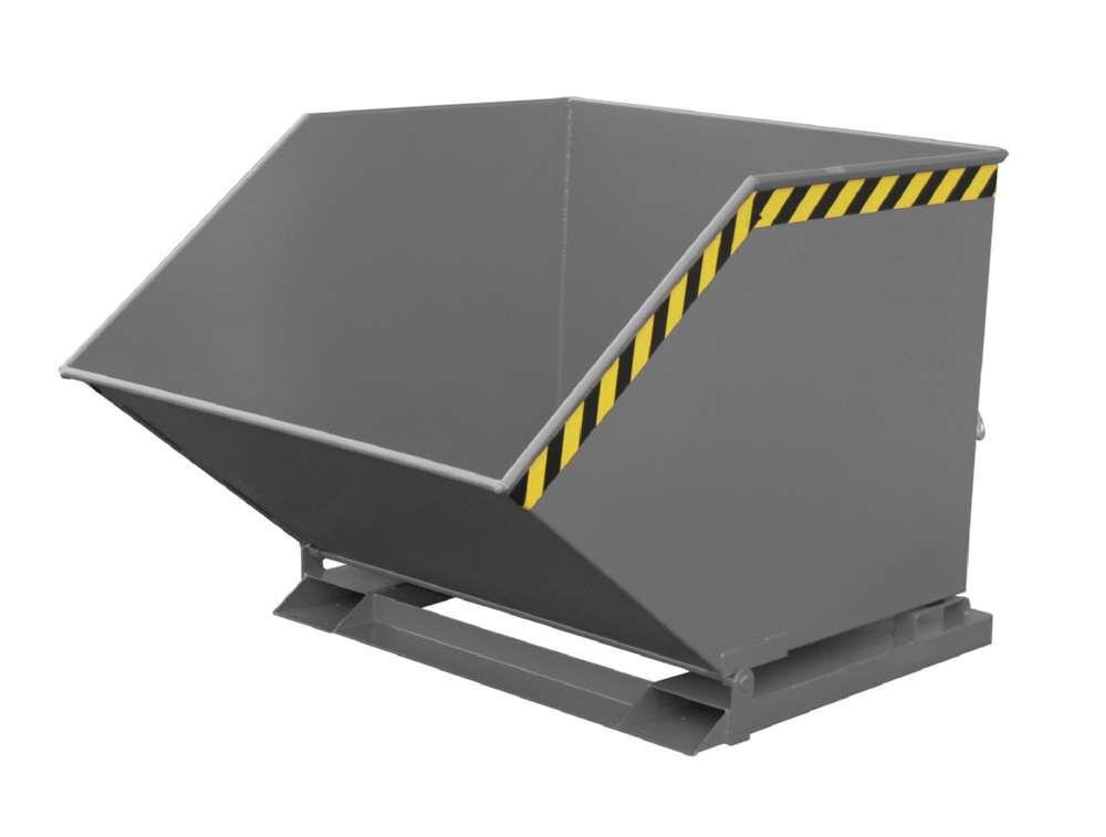 Bauer Kippmulde KK 1000 lackiert mausgrau 1110 x 1420 x 975 mm Produktbild Bauer Kippmulde KK 1000 lackiert mausgrau 1110 x 1420 x 975 mm