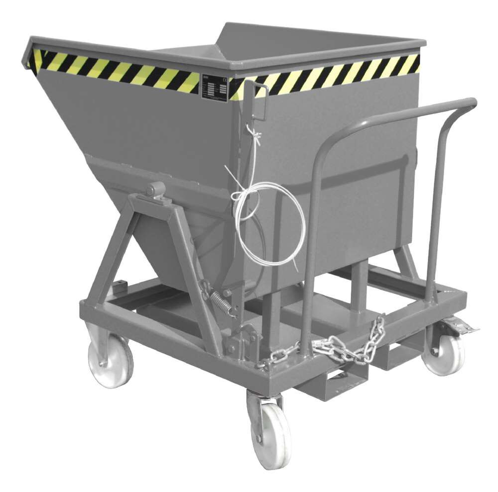 Bauer Kippmulde KS 400 lackiert mausgrau Produktbild Bauer Kippmulde KS 400 lackiert mausgrau