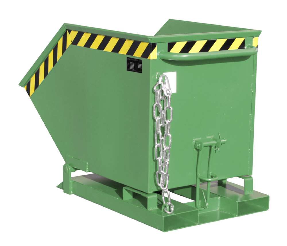 Bauer Kippmulde KK 250 lackiert resedagrün 590 x 1115 x 740 mm Produktbild Bauer Kippmulde KK 250 lackiert resedagrün 590 x 1115 x 740 mm bild 2