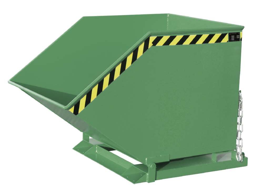 Bauer Kippmulde KK 800 mit niedriger Schüttkante lackiert resedagrün Produktbild Bauer Kippmulde KK 800 mit niedriger Schüttkante lackiert resedagrün