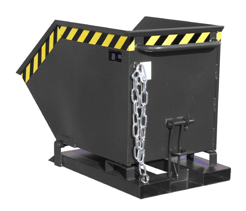 Bauer Kippmulde KK 250 mit niedriger Schüttkante lackiert schwarzgrau Produktbild Bauer Kippmulde KK 250 mit niedriger Schüttkante lackiert schwarzgrau