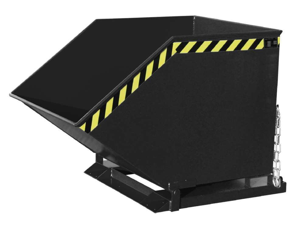 Bauer Kippmulde KK 800 lackiert schwarzgrau 910 x 1420 x 975 mm Produktbild Bauer Kippmulde KK 800 lackiert schwarzgrau 910 x 1420 x 975 mm