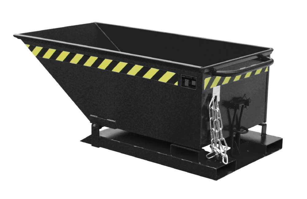 Bauer Kippmulde KN 250 Öl und wasserdicht lackiert schwarzgrau Produktbild Bauer Kippmulde KN 250 Öl und wasserdicht lackiert schwarzgrau