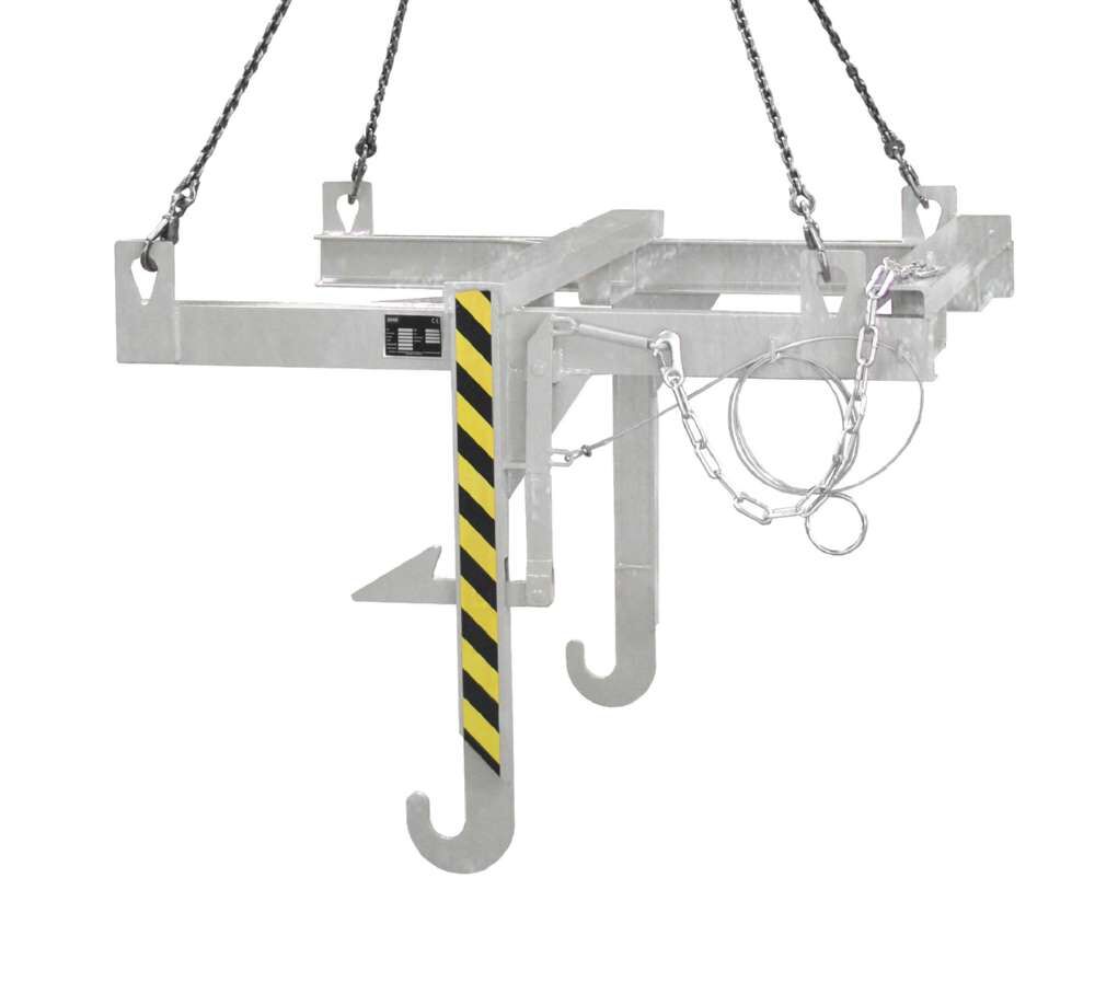 Bauer Kipptraverse für Baustoffbehälter BBT feuerverzinkt Produktbild Bauer Kipptraverse für Baustoffbehälter BBT feuerverzinkt