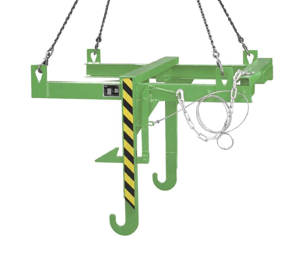 Bauer Kipptraverse für Baustoffbehälter BBT resedagrün Produktbild Bauer Kipptraverse für Baustoffbehälter BBT resedagrün
