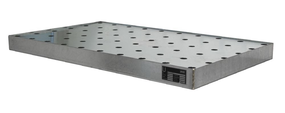 Bauer Südlohn Kleingebindewanne KGW 3/M verzinkt B 1000 x H 70 x T 600 mm Produktbild Bauer Südlohn Kleingebindewanne KGW 3/M verzinkt B 1000 x H 70 x T 600 mm