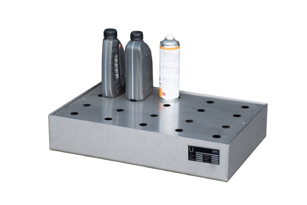 Bauer Südlohn Kleingebindewanne für Paletten KGW-P 1/M V4A Edelstahl Produktbild Bauer Südlohn Kleingebindewanne für Paletten KGW-P 1/M V4A Edelstahl bild 2