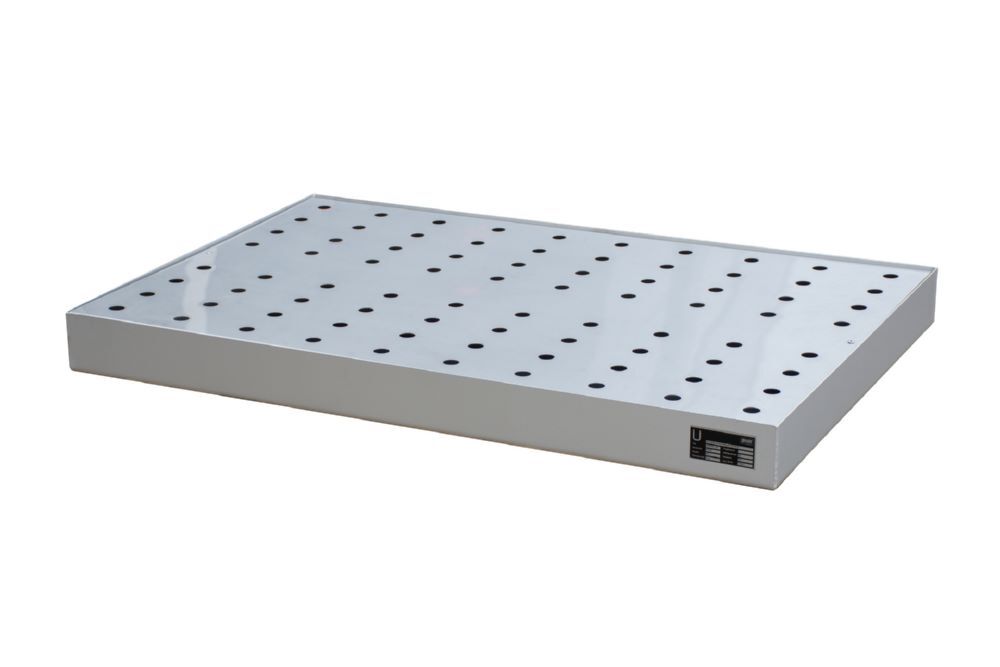 Bauer Südlohn Kleingebindewanne für Paletten Breite 1200 mm KGW-P 4/M V4A Edelstahl  Produktbild Bauer Südlohn Kleingebindewanne für Paletten Breite 1200 mm KGW-P 4/M V4A Edelstahl