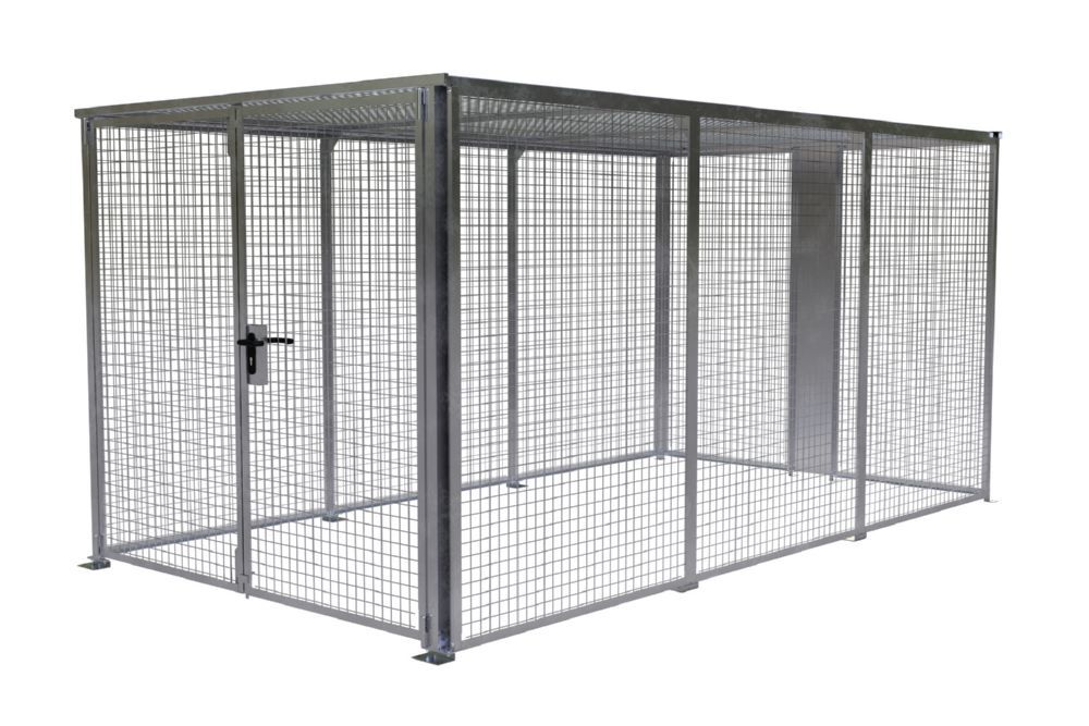 Bauer Lagerbox LBM 4500 2160 x 1985 mm feuerverzinkt Produktbild Bauer Lagerbox LBM 4500 2160 x 1985 mm feuerverzinkt