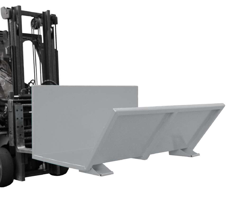 Bauer Langgutkipper LGK lackiert mausgrau Ohne Seitenwände Produktbild Bauer Langgutkipper LGK lackiert mausgrau Ohne Seitenwände bild 2