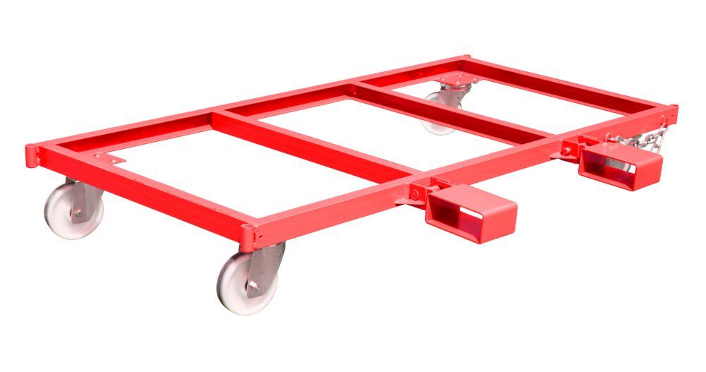 Bauer Langgutseitenwagen LSW 1,3 lackiert in der Farbe Feuerrot Produktbild Bauer Langgutseitenwagen LSW 1,3 lackiert in der Farbe Feuerrot