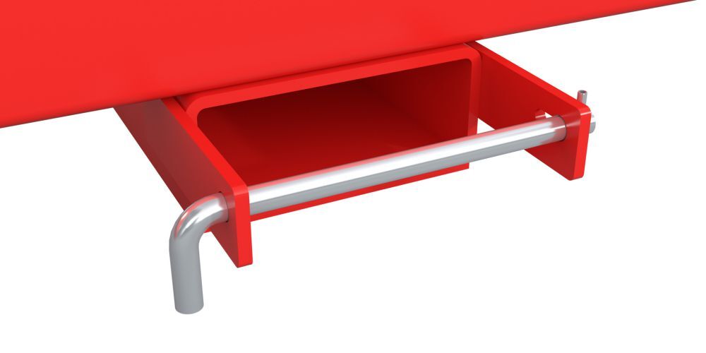 Bauer Langguttraverse LGT 1,5 lackiert in der Farbe Feuerrot Produktbild Bauer Langguttraverse LGT 1,5 lackiert in der Farbe Feuerrot