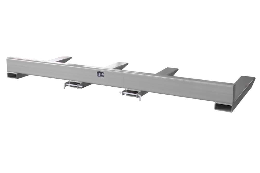 Bauer Langguttraverse LGT 2,5 mausgrau Länge 1390 mm Produktbild Bauer Langguttraverse LGT 2,5 mausgrau Länge 1390 mm bild 3