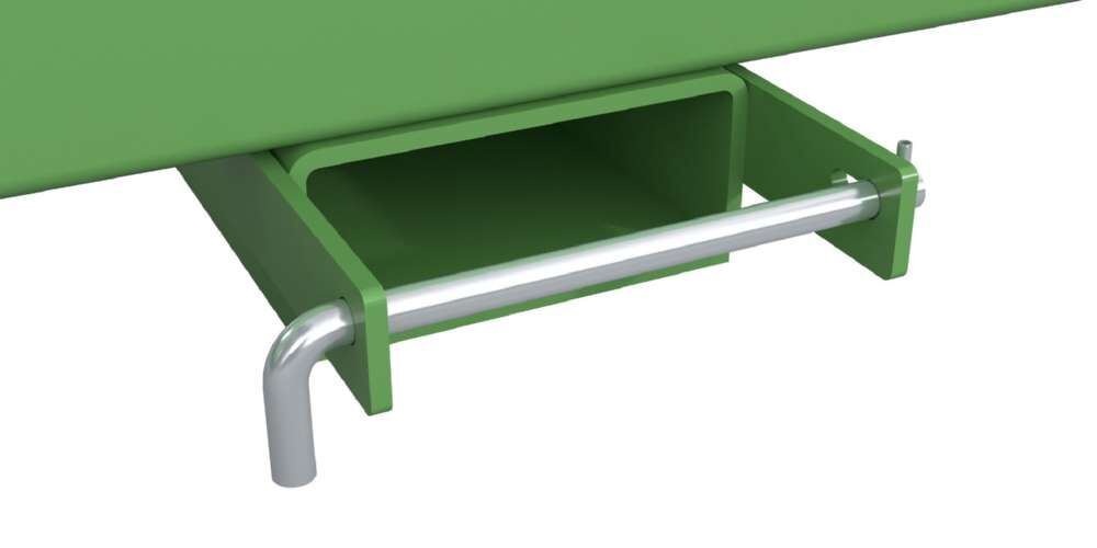 Bauer Langguttraverse LGT 4,5 resedagrün Robuste Stahlkonstruktion Produktbild Bauer Langguttraverse LGT 4,5 resedagrün Robuste Stahlkonstruktion bild 2