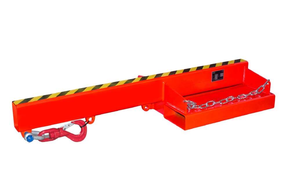 Bauer Lastarm LA 1600-5,0 Starre Ausführung lackiert feuerrot Produktbild Bauer Lastarm LA 1600-5,0 Starre Ausführung lackiert feuerrot