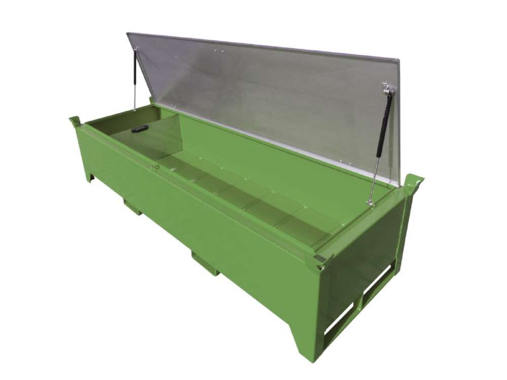 Bauer Leuchtstoffröhren-Box SL-N 220 lackiert in resedagrün Produktbild Bauer Leuchtstoffröhren-Box SL-N 220 lackiert in resedagrün