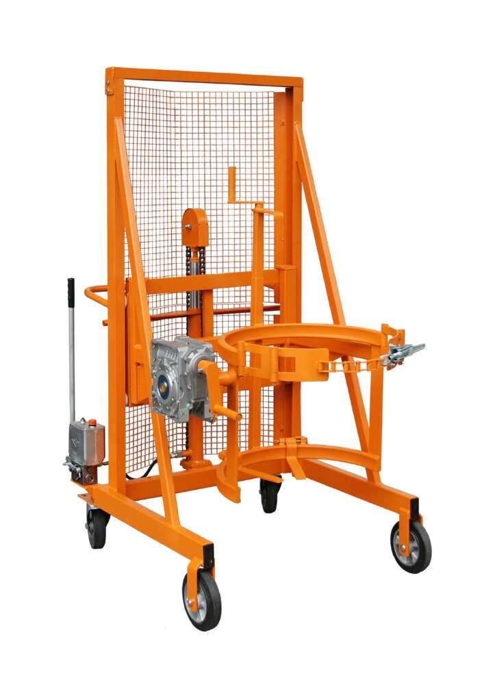 Bauer Liftomat L/M 1300 Hydraulische Ausführung mit Handpumpe lackiert gelborange Produktbild Bauer Liftomat L/M 1300 Hydraulische Ausführung mit Handpumpe lackiert gelborange bild 2