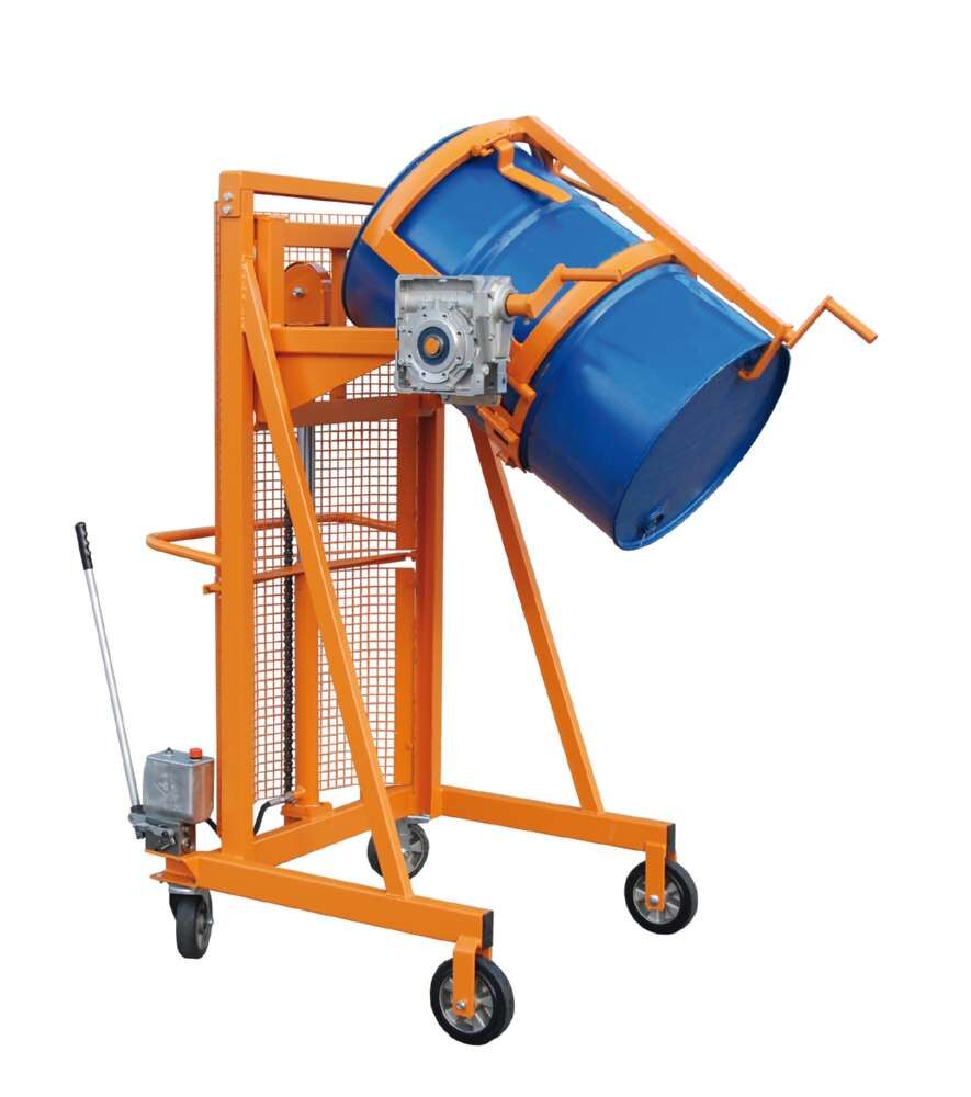 Bauer Liftomat L/M 1300 Hydraulische Ausführung mit Handpumpe lackiert gelborange Produktbild Bauer Liftomat L/M 1300 Hydraulische Ausführung mit Handpumpe lackiert gelborange