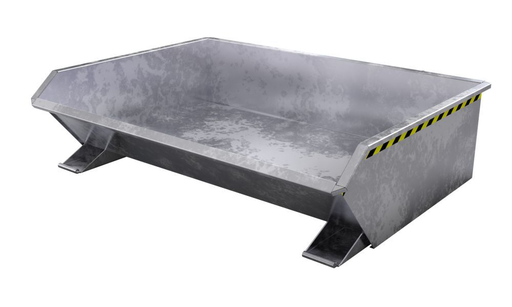 Bauer Mini Kippbehälter feuerverzinkt MGU 610 Produktbild Bauer Mini Kippbehälter feuerverzinkt MGU 610 bild 2