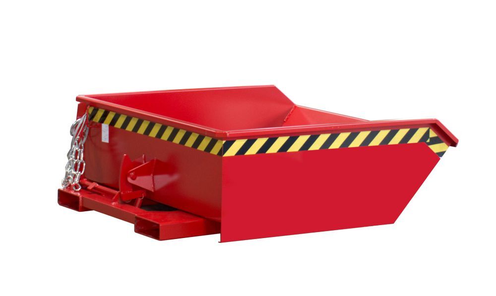 Bauer Mini Kippbehälter lackiert in der Farbe Feuerrot MGU 460 Produktbild Bauer Mini Kippbehälter lackiert in der Farbe Feuerrot MGU 460 bild 3