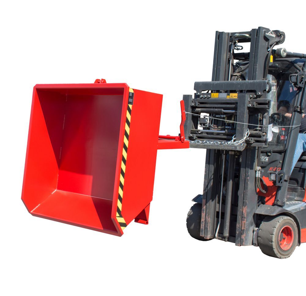 Bauer Mini Kippbehälter lackiert in der Farbe Feuerrot MGU 460 Produktbild Bauer Mini Kippbehälter lackiert in der Farbe Feuerrot MGU 460 bild 4