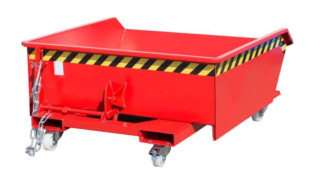 Bauer Mini Kippbehälter lackiert in der Farbe Feuerrot MGU 460 Produktbild Bauer Mini Kippbehälter lackiert in der Farbe Feuerrot MGU 460 bild 5