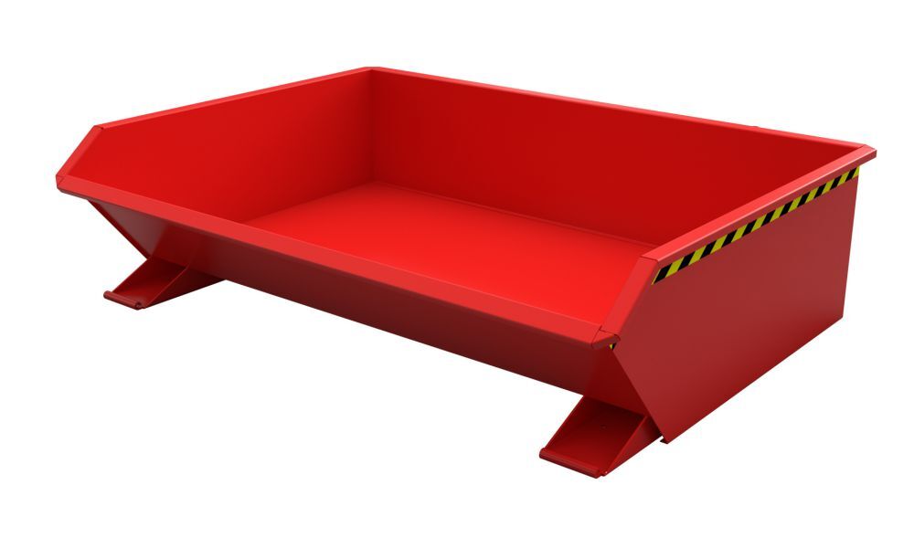 Bauer Mini Kippbehälter lackiert in der Farbe Feuerrot MGU 610 Produktbild Bauer Mini Kippbehälter lackiert in der Farbe Feuerrot MGU 610 bild 2