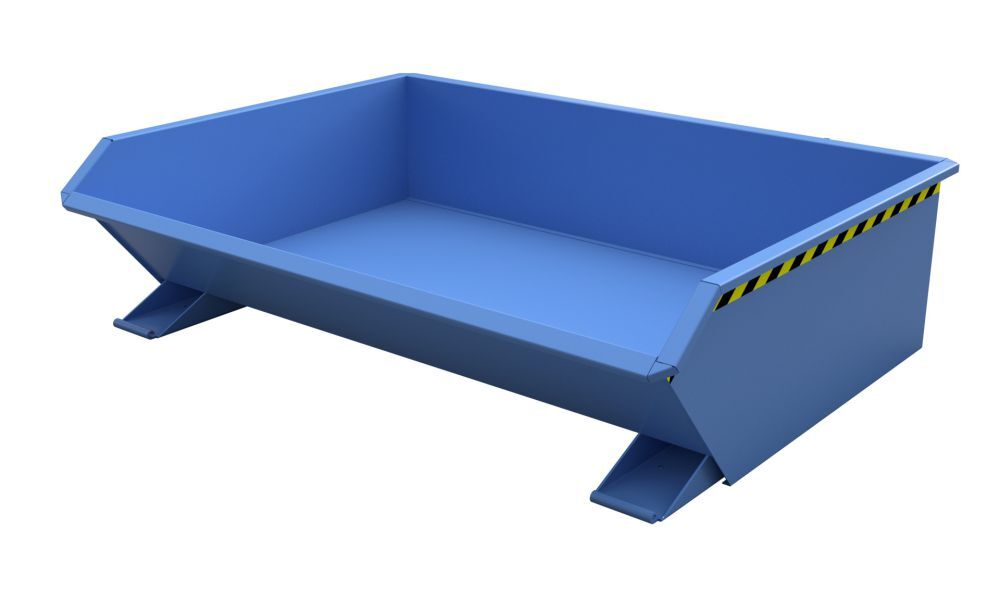 Bauer Mini Kippbehälter lackiert in der Farbe Lichtblau MGU 610 Produktbild Bauer Mini Kippbehälter lackiert in der Farbe Lichtblau MGU 610